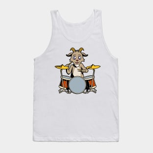 Cartoon goat drummer Tank Top